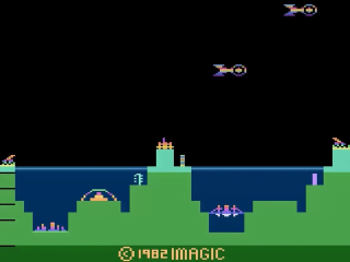 Atlantis II title screen for Atari 2600